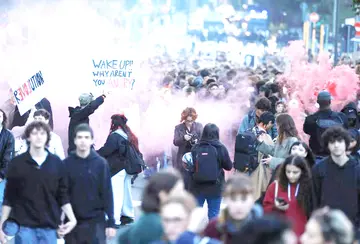 Anti-war protests in Italian cities