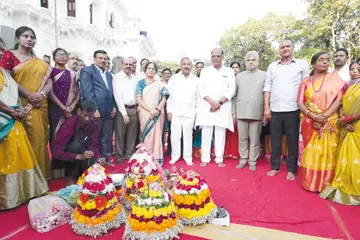 Bathukamma celebrations in the Assembly