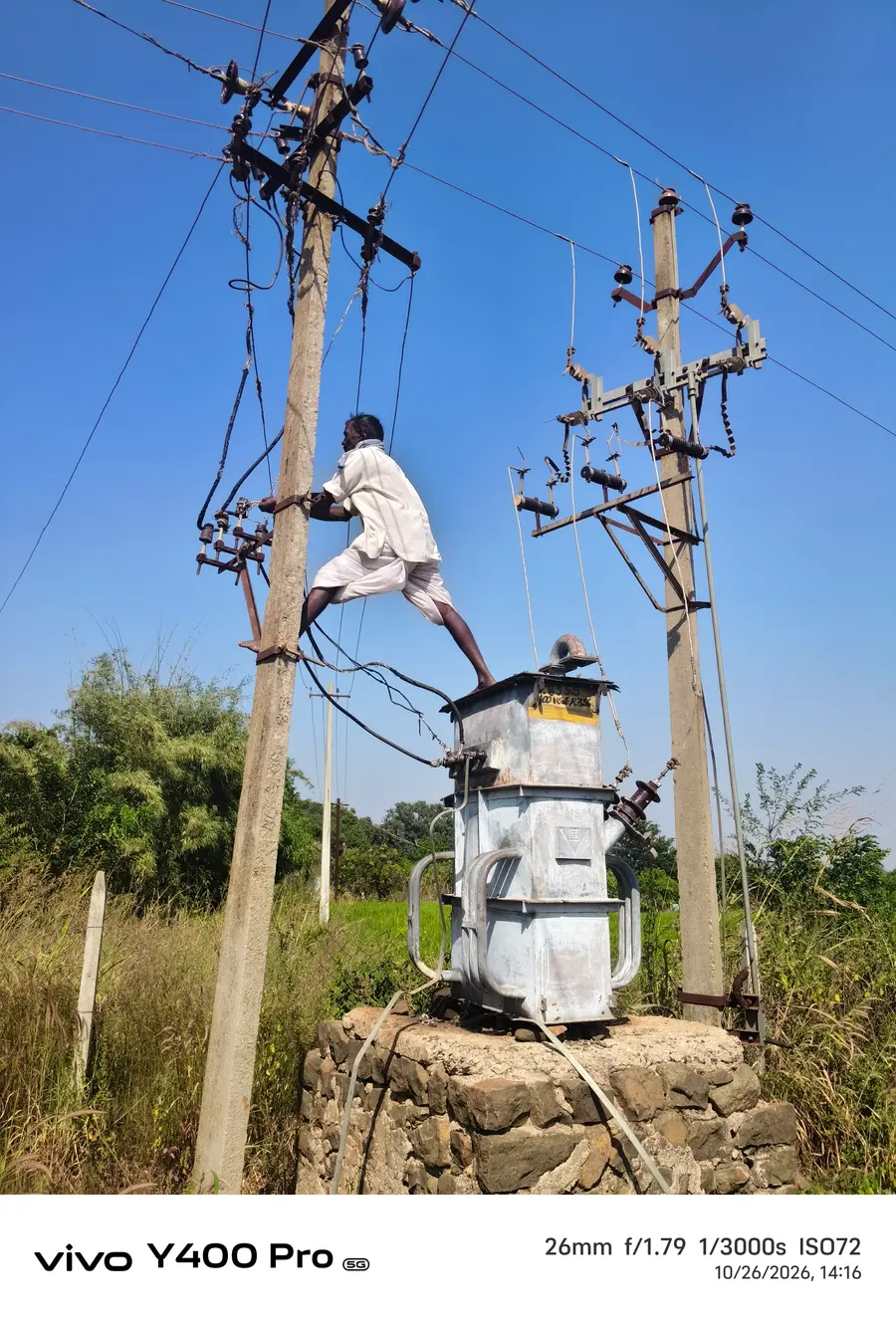 A farmer's struggles for electricity..