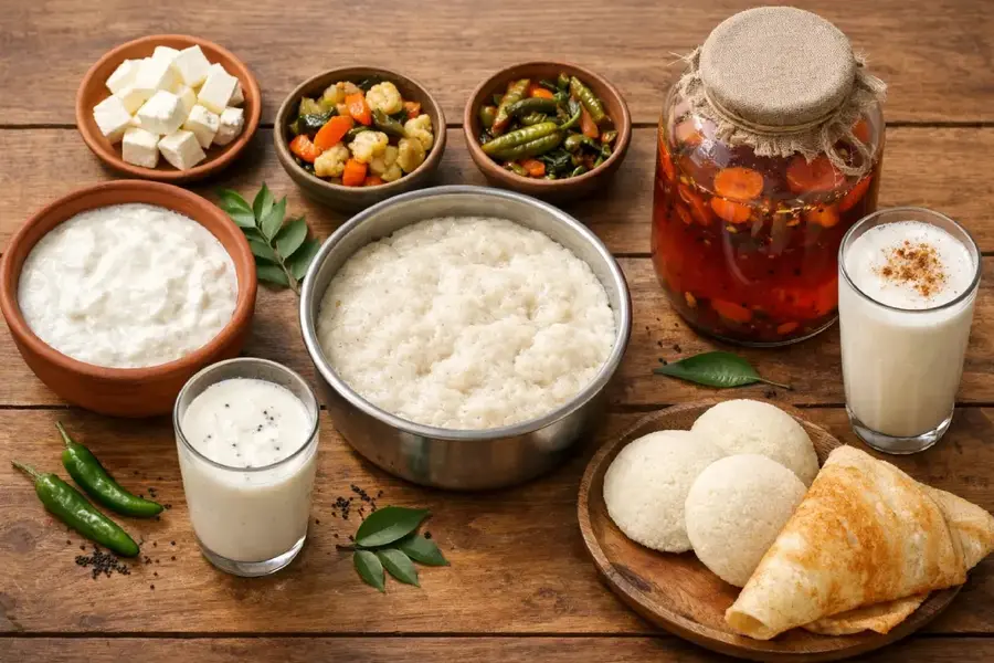 With fermented food...