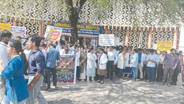 Junior doctors' strike at Osmania...
