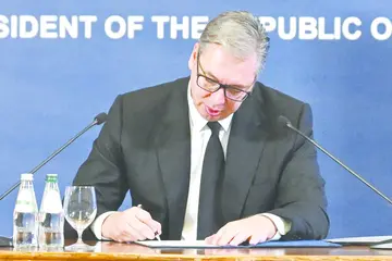 Student protests and public outrage lead to the resignation of the Serbian President.