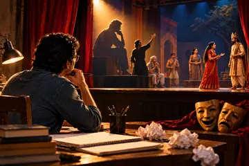 Playwright... where are you in the play...?