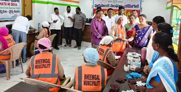sanitation workers