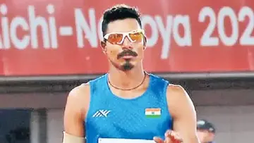 Asian Para Games.. Nishad's record