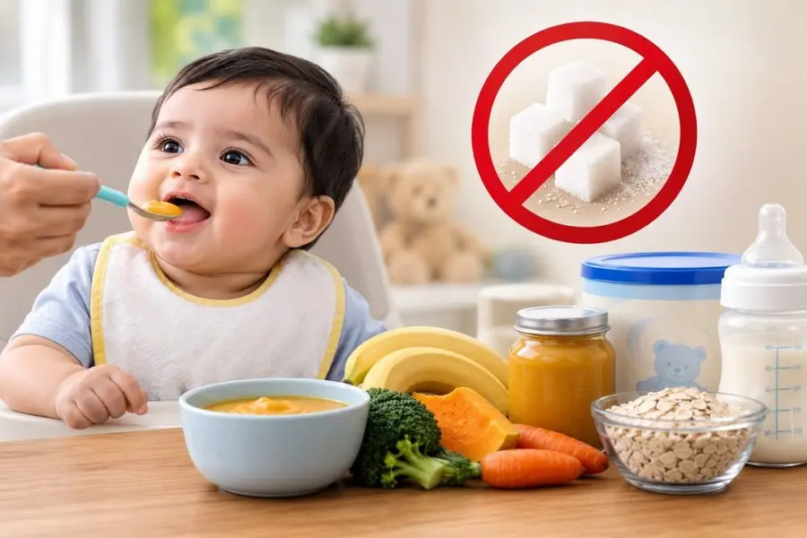 Ban on that 'sugar' in baby food..!