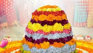 Bathukamma with devotion and devotion