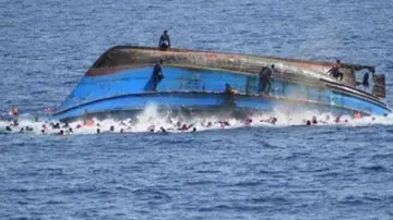 Boat capsizes... 109 dead.