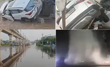 Car hits , man dies