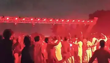 Dandiya accident.. three arrested