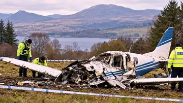 Fatal plane crash in Scotland.. two dead