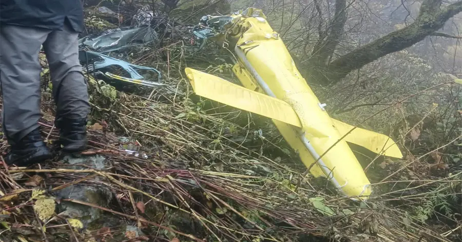 Helicopter crashes