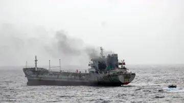 Attack on ship.. Indians safe