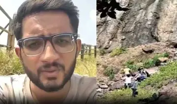 Domestic violence case.. Man commits suicide by jumping off a cliff