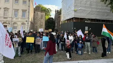 SFI protest in London