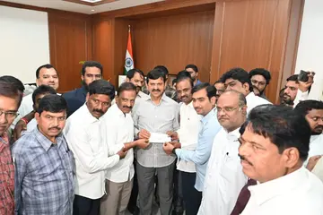 Donation of Rs 5 lakh to the CM Relief Fund