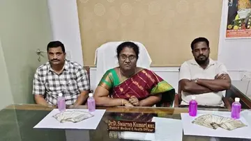 Two female officers arrested for taking bribe