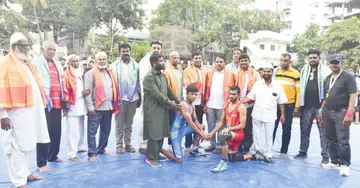 Traditional wrestling competitions in Santoshnagar