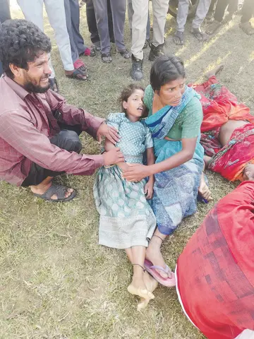 Three die after falling into a water pit