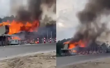 Fire at resort.. 10 people dead