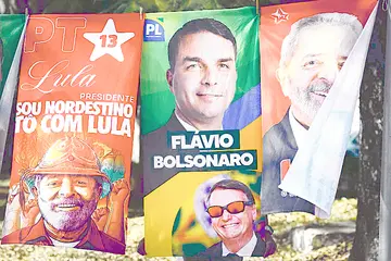 Elections in Brazil today.