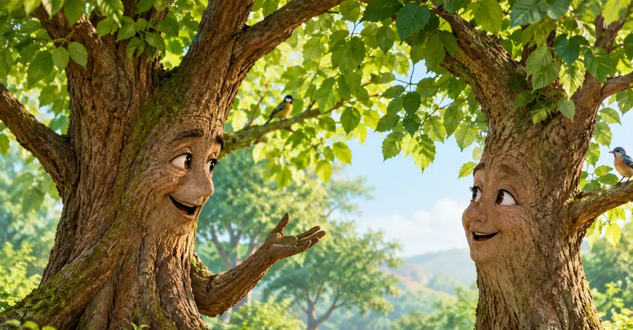 The Language of Trees