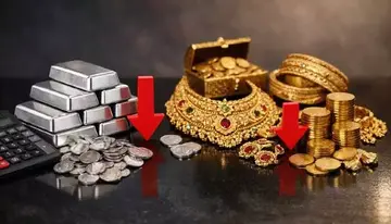 Huge drop in gold and silver prices... relief for buyers