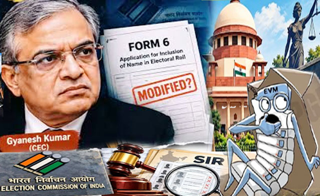 The fault does not lie with the EVM... but who is determining the voter's choice?