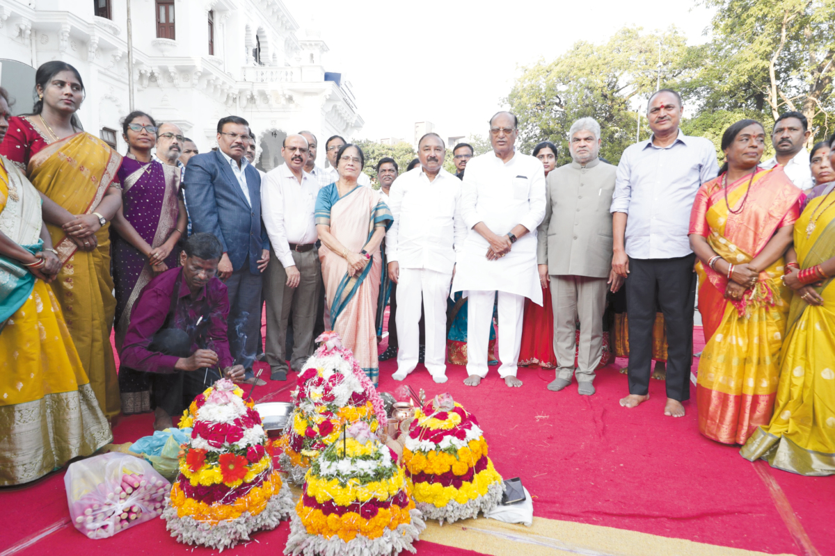 Bathukamma celebrations in the Assembly