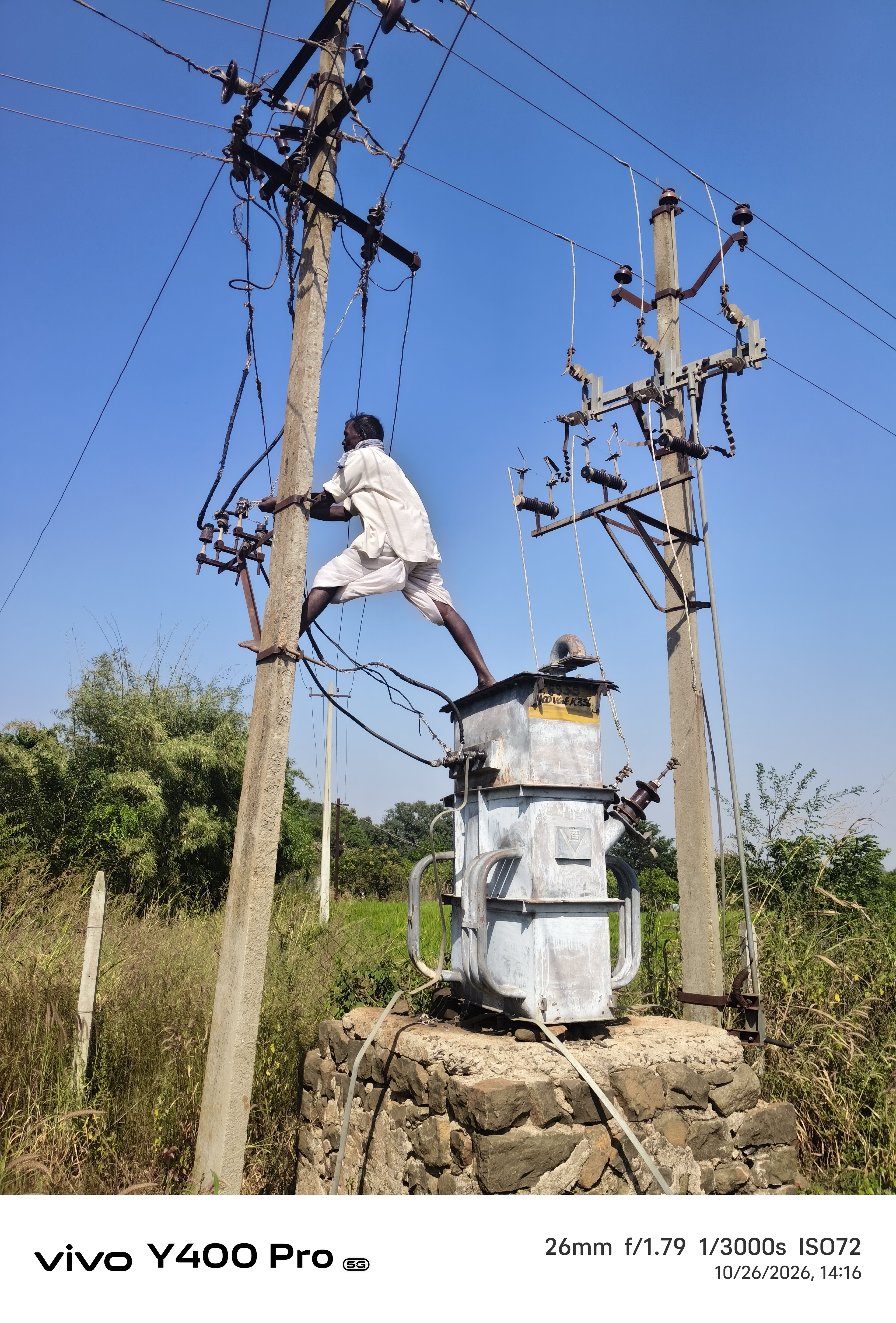 A farmer's struggles for electricity..