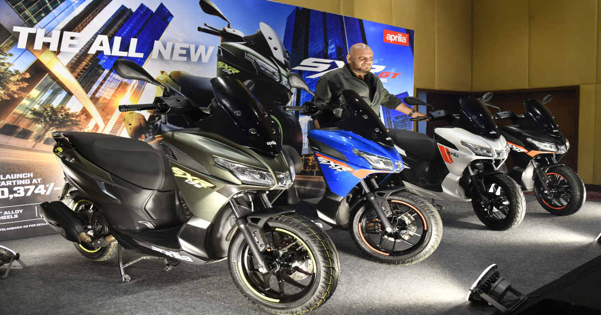 APRILIA INDIA UNVEILS