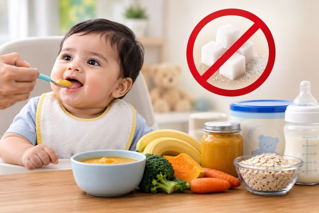 Ban on that 'sugar' in baby food..!
