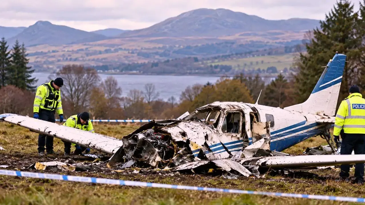 Fatal plane crash in Scotland.. two dead