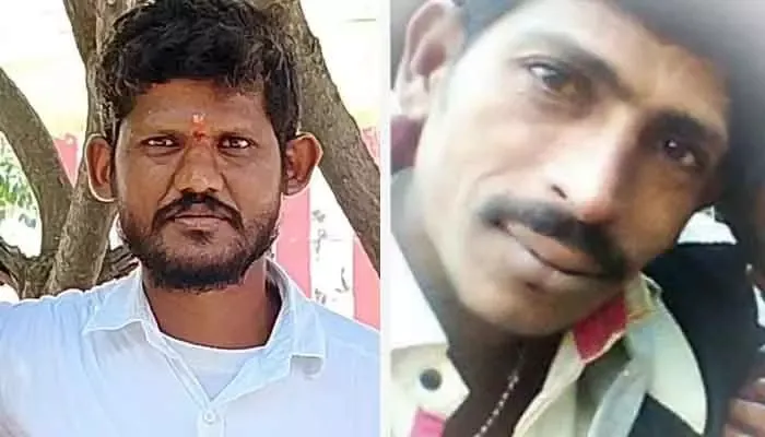 Road accident in Suryapet.. two dead