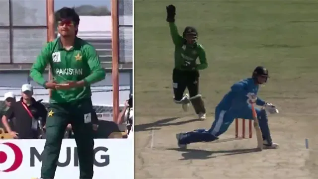 Saim Ayub's gestures towards Vaibhav.. Kamran Akmal is angry.