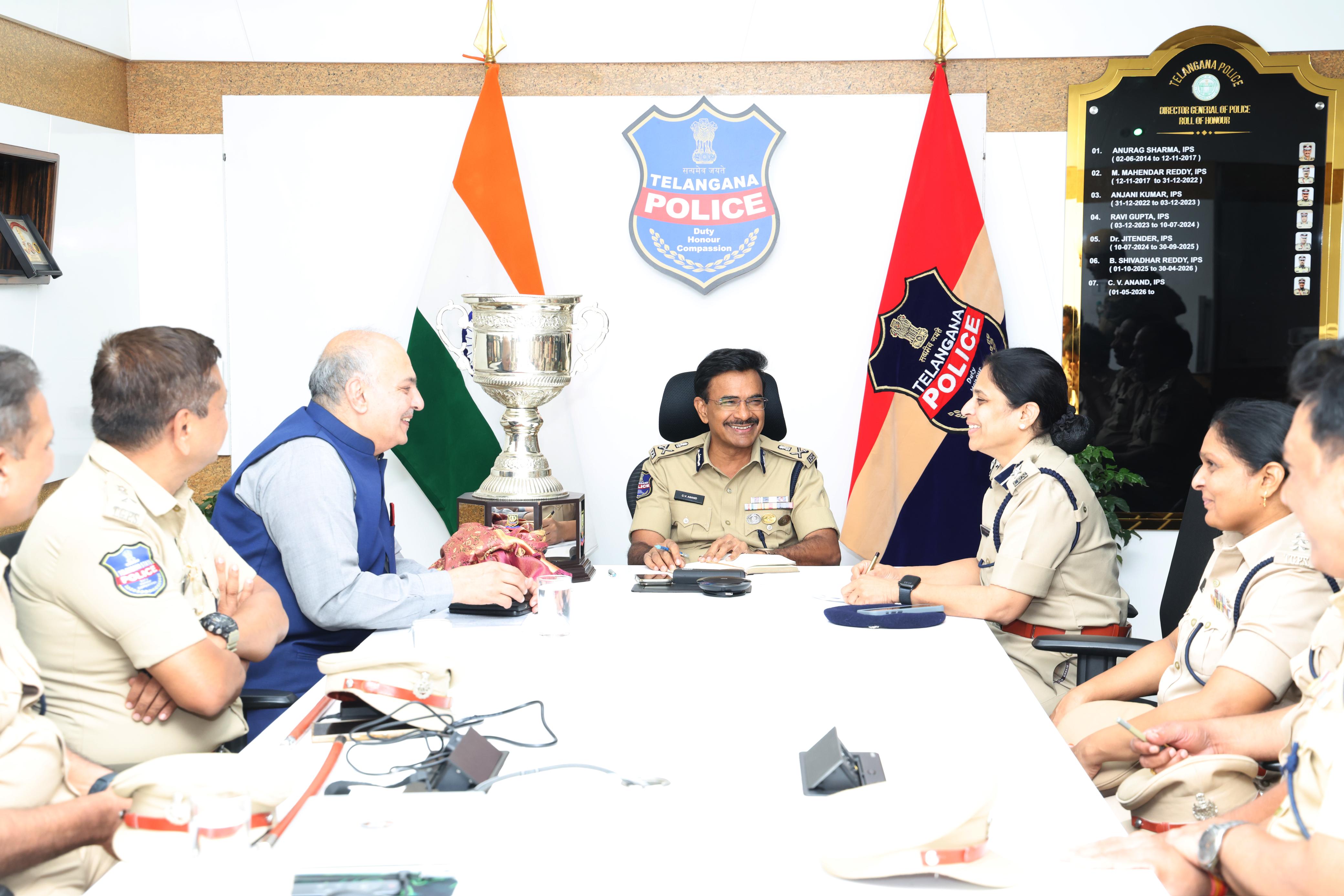 డీజీపీ సీవీ ఆనంద్‌