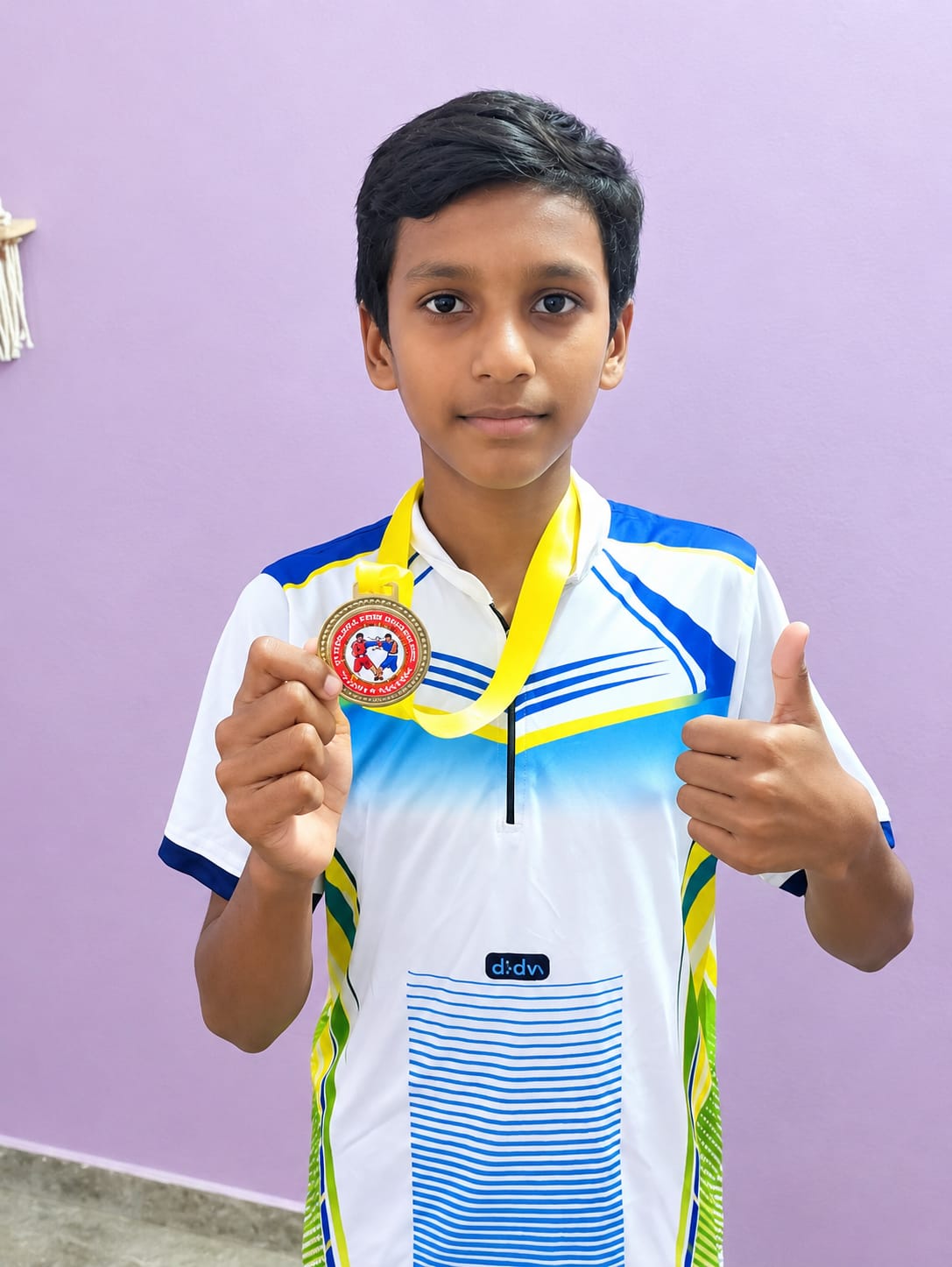 Sahit Patel shines with gold medal