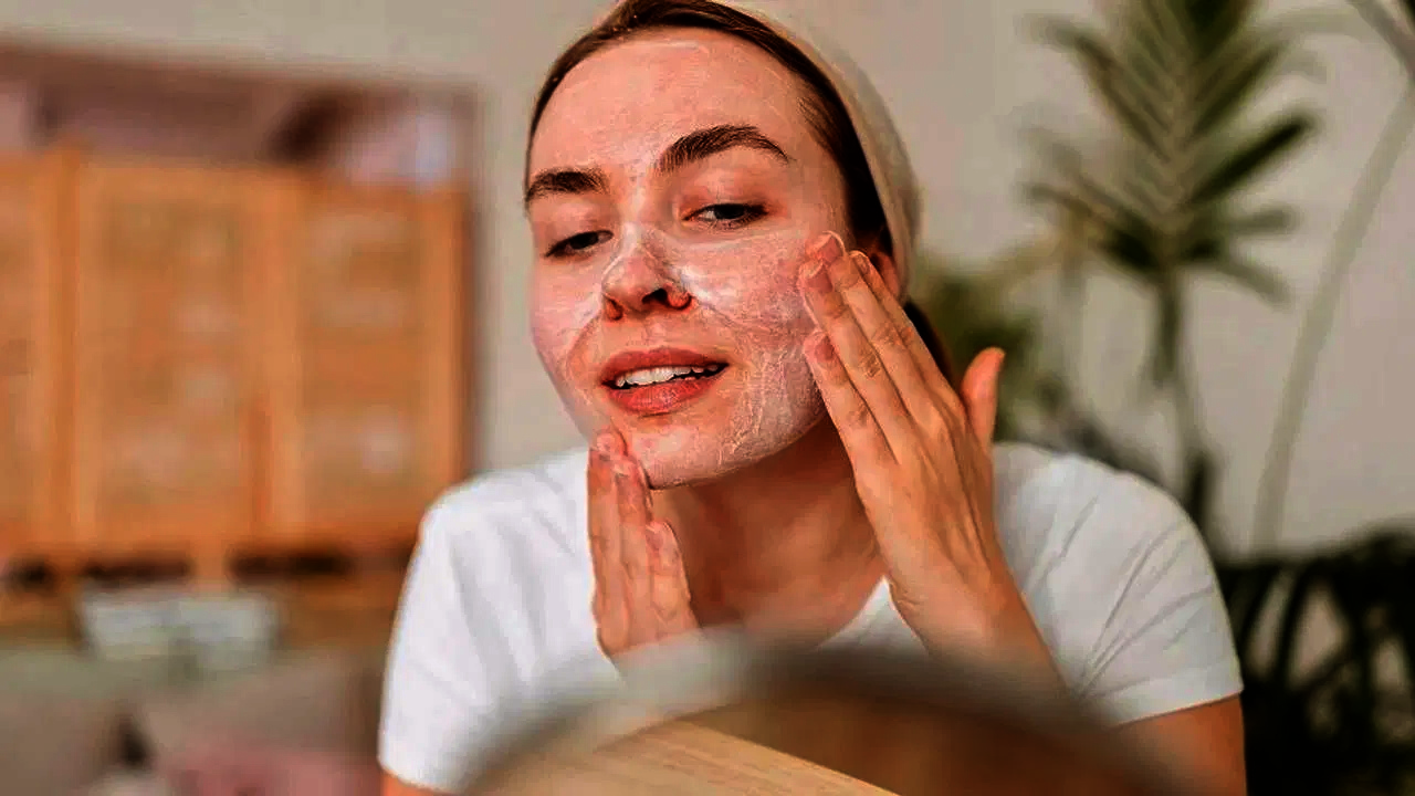 rice flour face