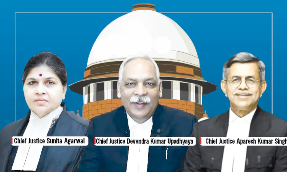 Three High Court Chief Justices appointed as Supreme Court judges
