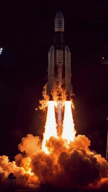 GSLV-F18 rocket launched into the sky