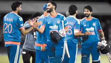 Team India's record chase