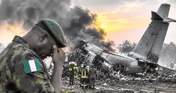 plane crashes