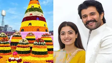 Vijay and Rashmika to make a splash during Saddula Bathukamma celebrations on Tank Bund